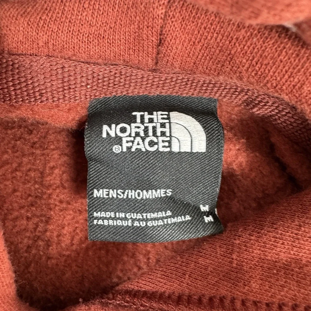 The North Face Men's M Hoodie Red Back Box Logo Never Stop Exploring Pullover
